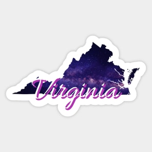 Galactic States - Virginia T-Shirt Sticker